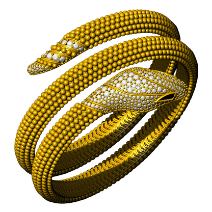 Serpent Flexible Bracelet CAD FILE