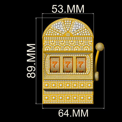 Diamond Slot Mechanism Jackpot pendent 3DM & STL CAD FILE