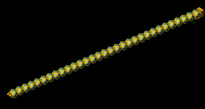 176 mm Dual Cut Diamond Tennis Bracelet CAD File