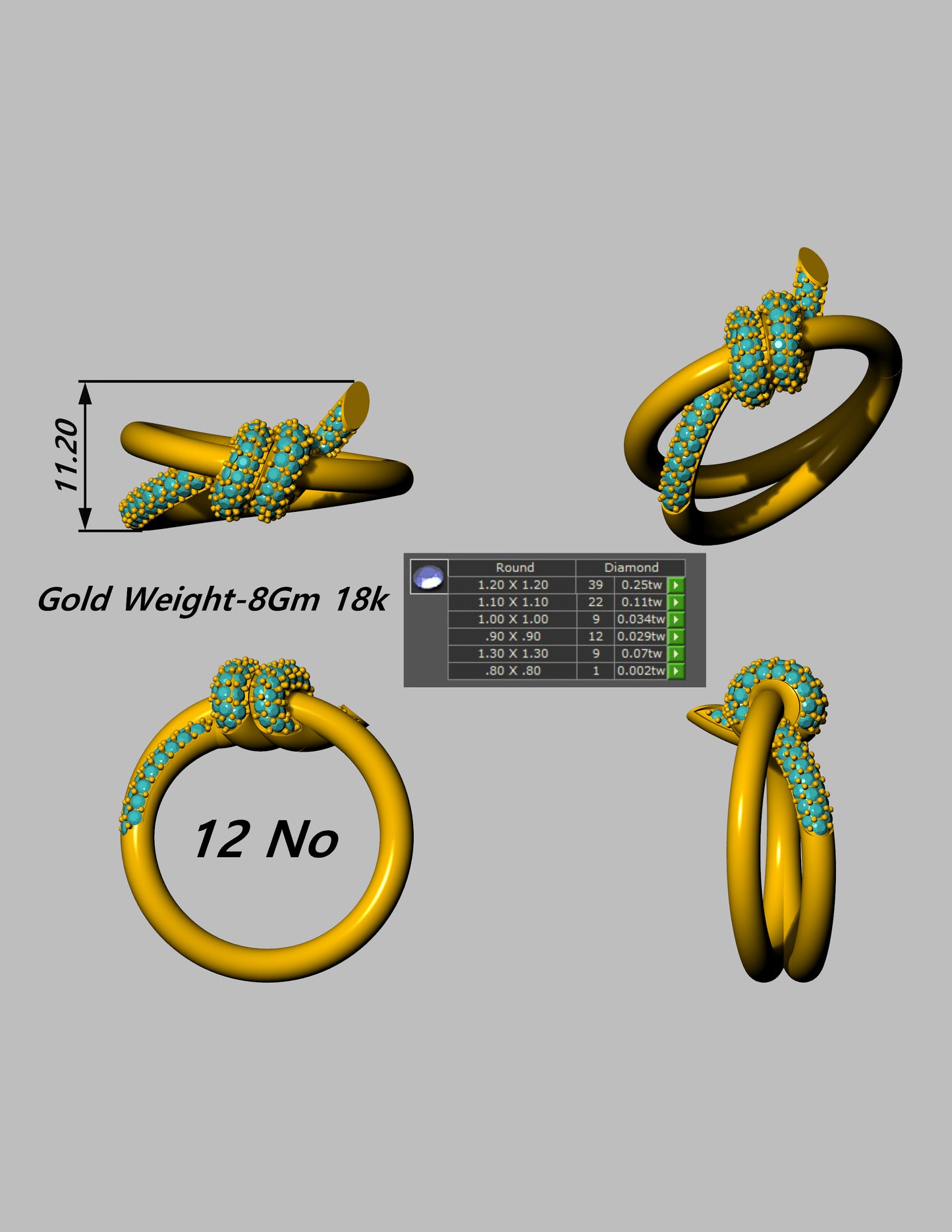 Luxury Hardware & Knot Style Jewelry CAD File Collection Production Ready 3DM and STL Designs