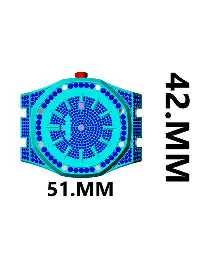 Custom Stone Set Watch CAD FILE