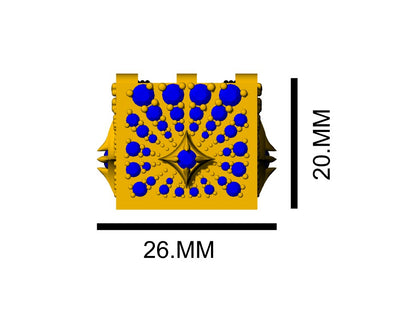 Hiddent Lock Mechanisam Daimond Set pendent CAD FILE