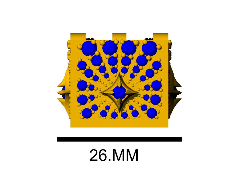 Hiddent Lock Mechanisam Daimond Set pendent CAD FILE
