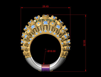 Transformable Mechanism Ring CAD FILE