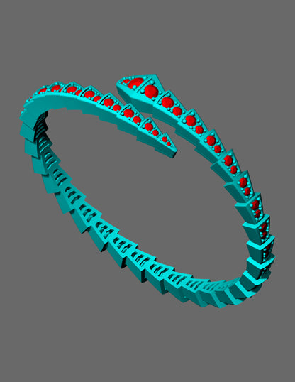 Tri Angular Wrap Bracelet CAD