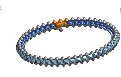 Cartier clash de bracelet CAD file 3DM file