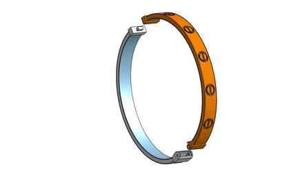 Cartier love bracelet CAD file 3DM file