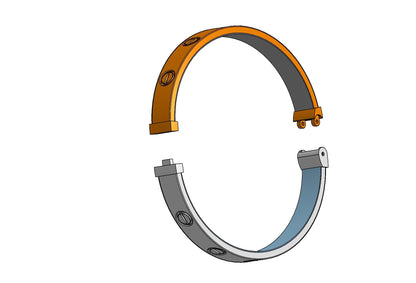 Cartier love bracelet CAD file 3DM file