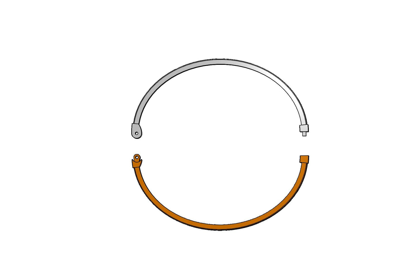 Cartier love bracelet CAD file 3DM file