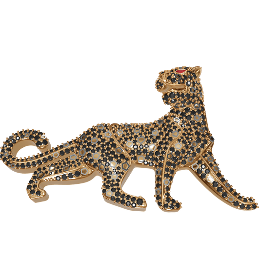 penther brooch  CAD FILE