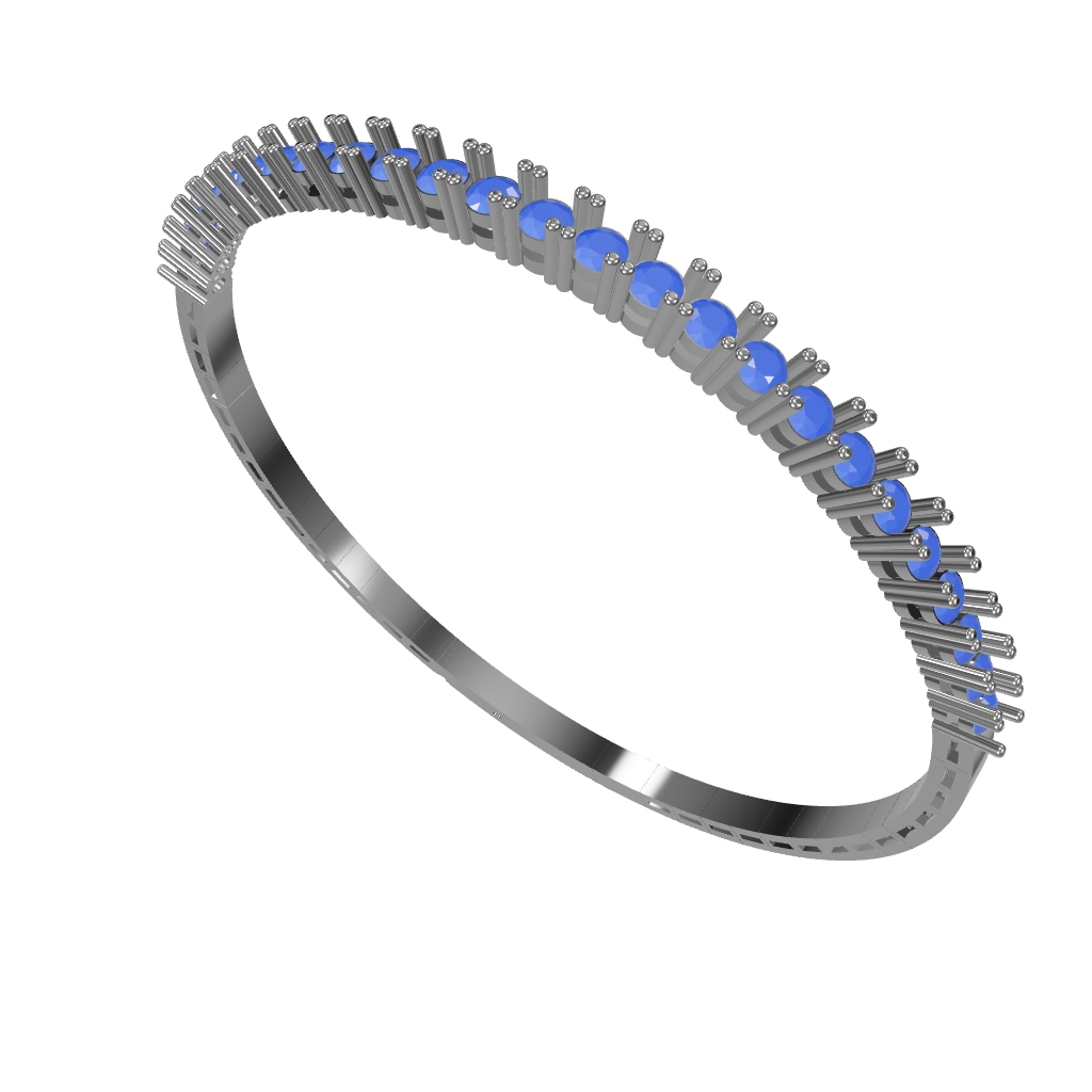 Star mounting jewellery spring bracelet, CAD file, 3DM file, STL file ...
