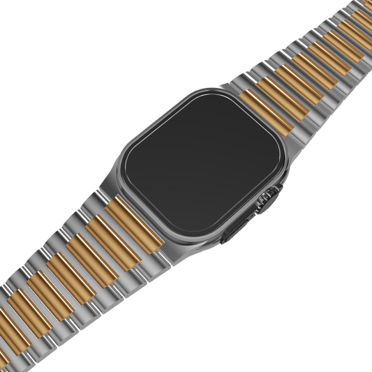 Luxury Metal Wristband with Locking Mechanism cad