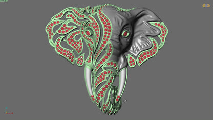 Elephant Earthline Pendant
