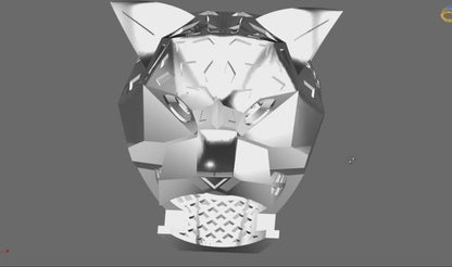 Majestic Panther Head Ring