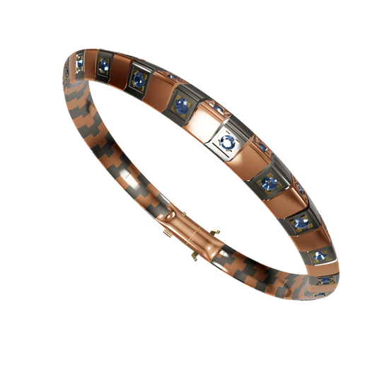 Linking bracelet with lock mechanism CAD FILE