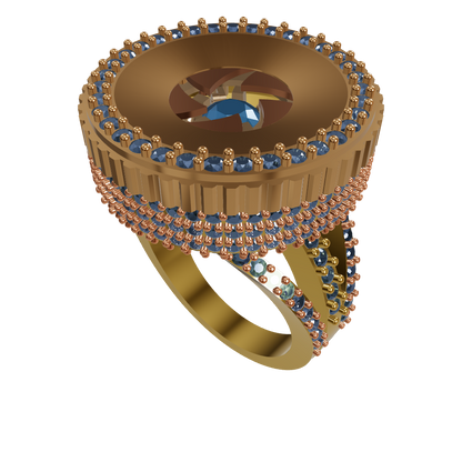 Camera shutter mechanism Ring CAD File