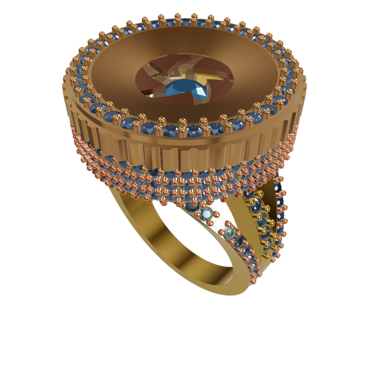Camera shutter mechanism Ring CAD File