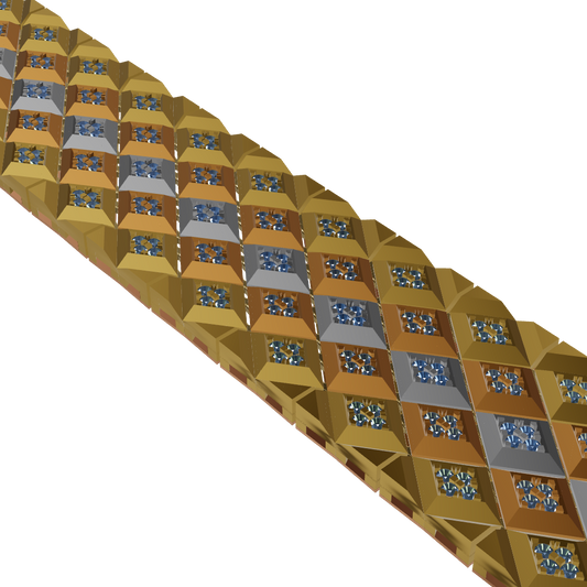 178.MM Barfi Diamond  Gold Bracelet CAD FILE