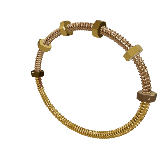 Adjustable nut  Bracelet CAD FILE