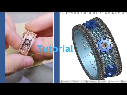 Gear mechanism ring CAD file 3DM file STL file