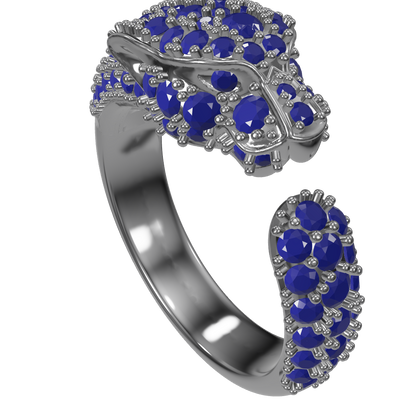 Panther Majesty Ring – design CAD Model