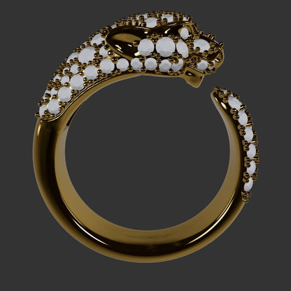 Panther Majesty Ring – design CAD Model