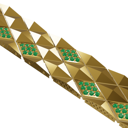 Carpet pyramid Bracelet CAD 3dm file