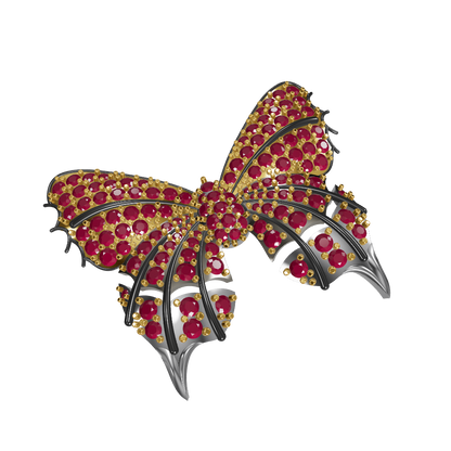 Wings of Grace Butterfly Pendant – Designer CAD Model