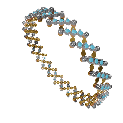 Ring into bangle CAD file 3DM file STL file