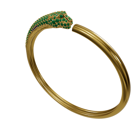 Panthera Elegance Bangle – CAD Design