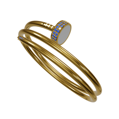 Twisted Nail Luxe Bangle CAD
