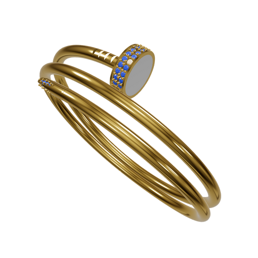 Twisted Nail Luxe Bangle CAD