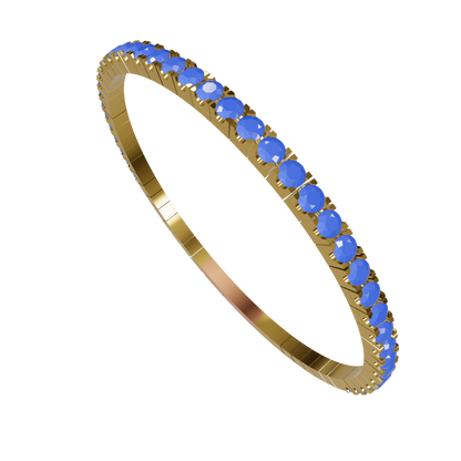 Diamond Band Bracelet 3.0 mm Round  CAD FILE