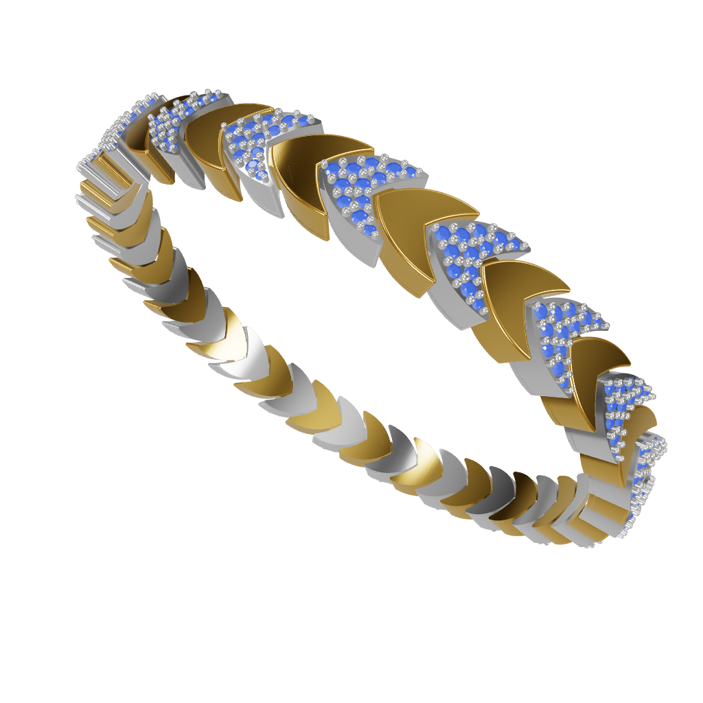 Stretchable Bracelet CAD File Design with Hidden Spring Mechanism ...