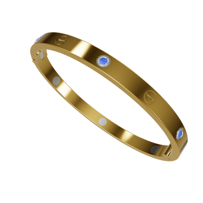 Screw & daimond claps bracelet CAD FILE