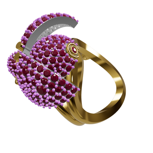 WingMotion Ladybug Ring Cad