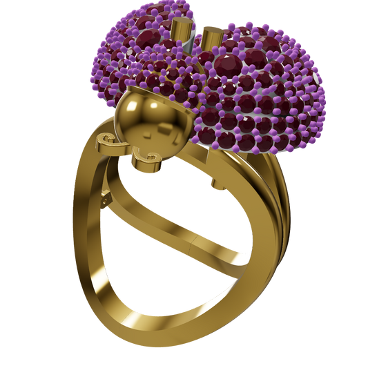 WingMotion Ladybug Ring CAD File