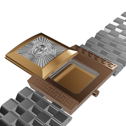 Hidden watch with sliding mechanism CAD FILE