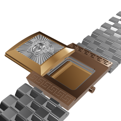 Hidden watch with sliding mechanism CAD FILE