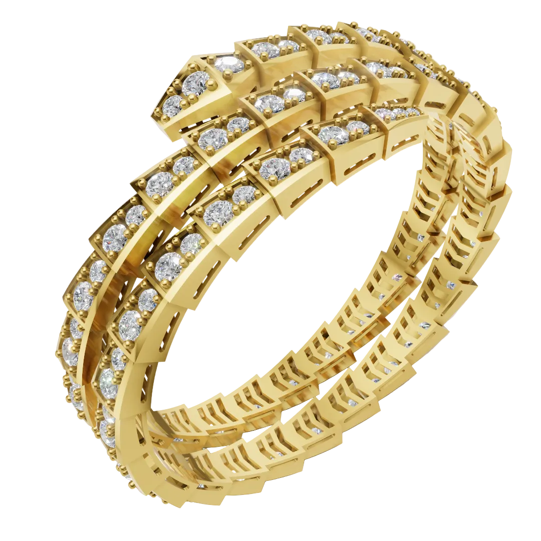 Bvlgari Serpenti Bracelet 3DM & STL CAD FILE