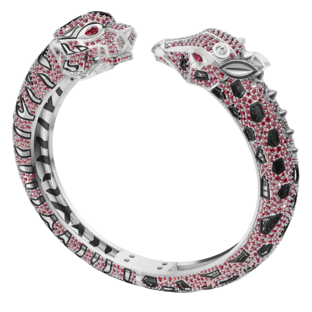Doubel face Openable Bangle STL & 3DM CAD FILE