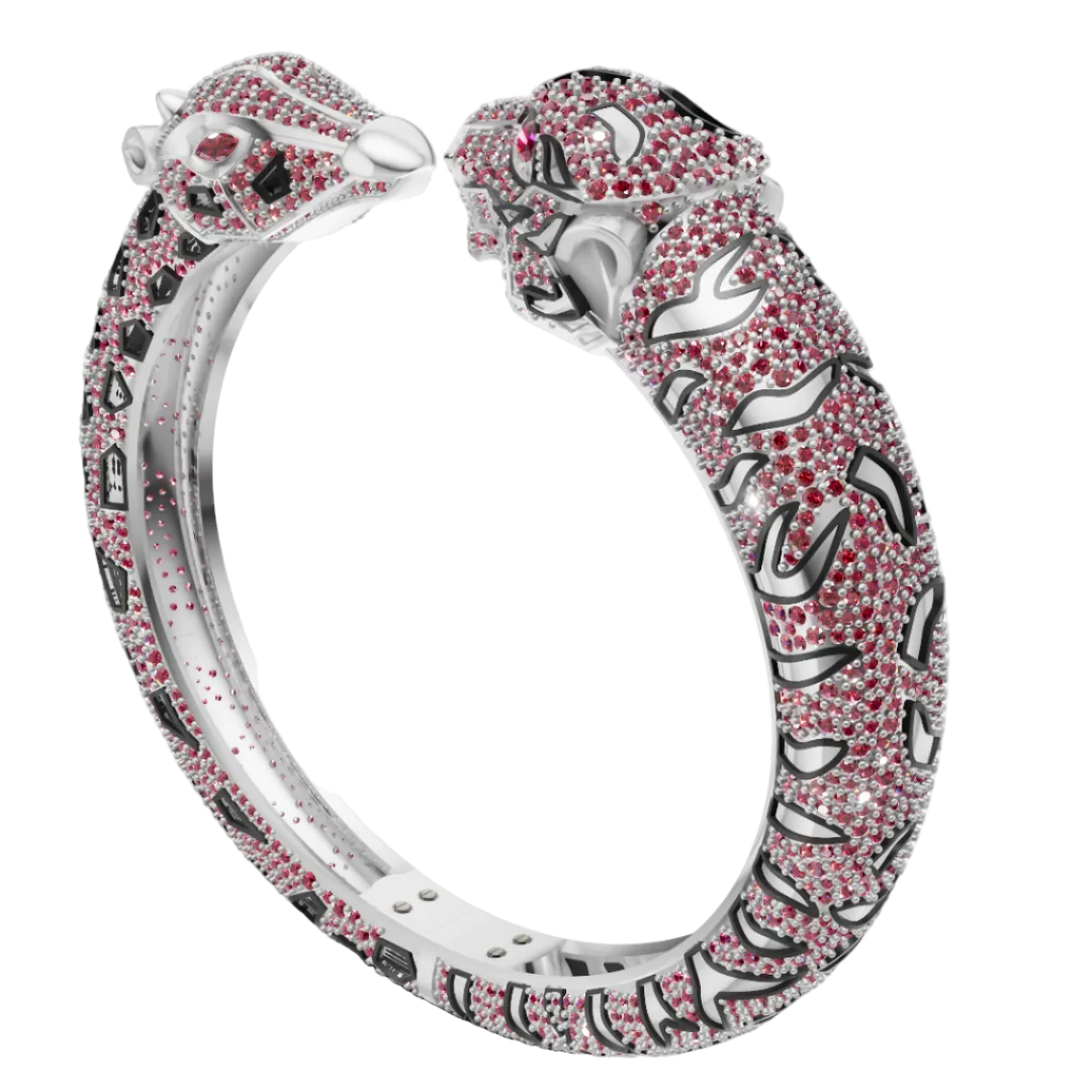 Doubel face Openable Bangle STL & 3DM CAD FILE