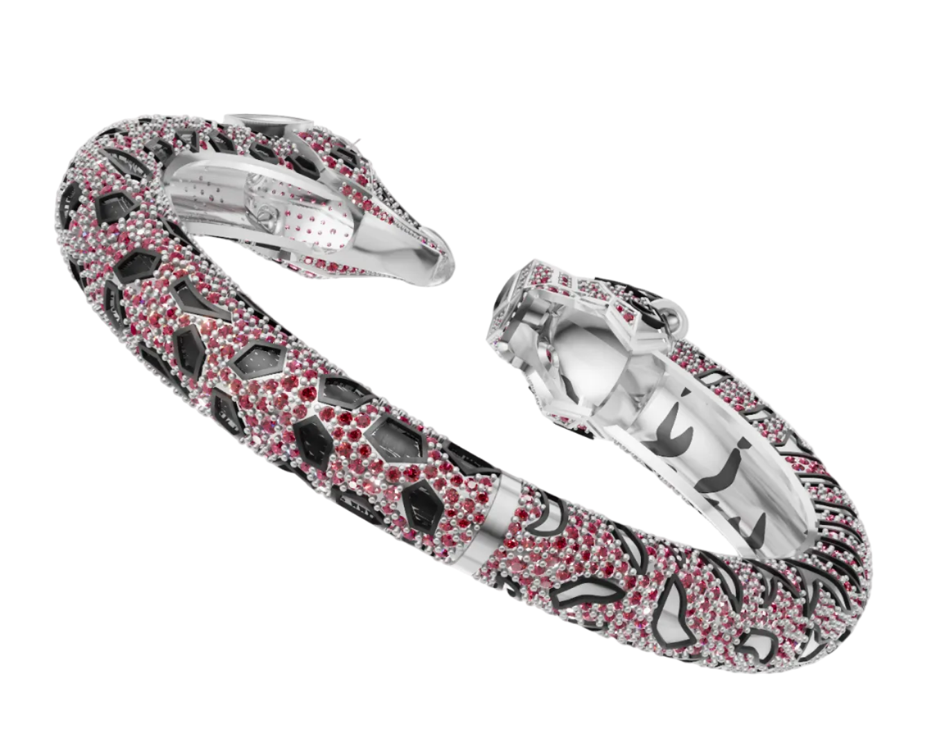 Doubel face Openable Bangle STL & 3DM CAD FILE