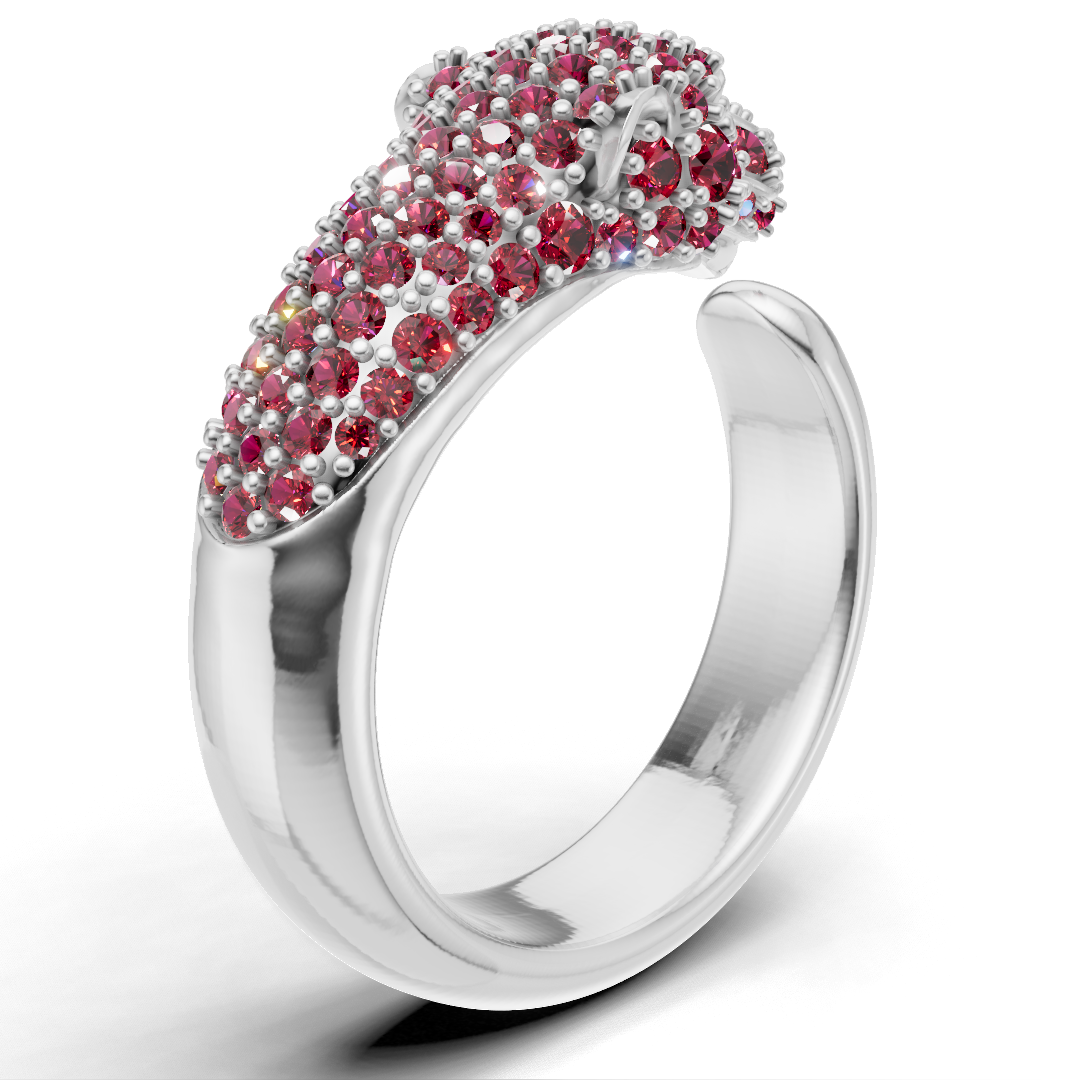 Panther ring 3dm & stl CAD FILE