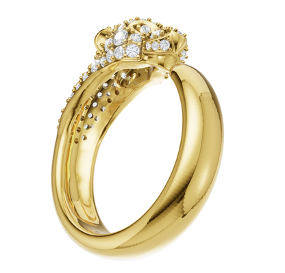 Panther ring 3dm & stl CAD FILE