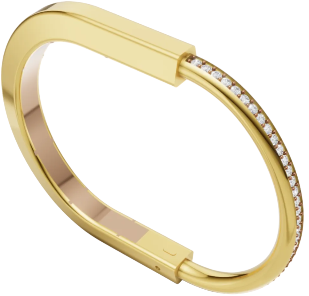Tiffany Lock Style Full Pave Diamond Bracelet  Hinged Lock Mechanism CAD Design File