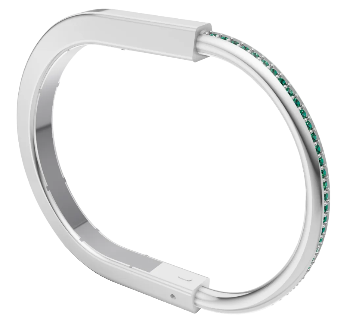Tiffany Lock Style Full Pave Diamond Bracelet  Hinged Lock Mechanism CAD Design File