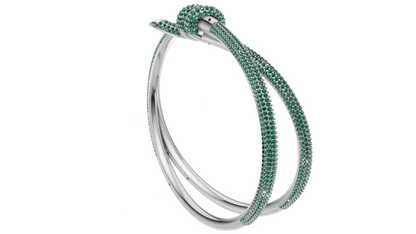 Dubel Line full Diamond set Lock Mechanism Bracelet CAD FILE