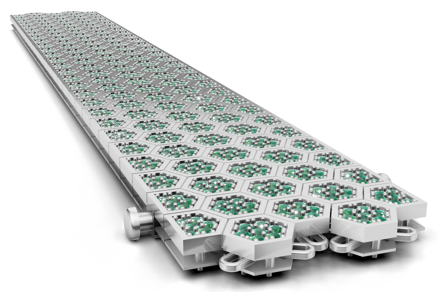 Hexagone Lock Mechanism Carpet  Bracelet  Bracelet CAD FILE