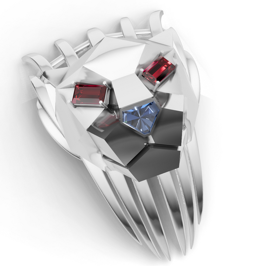 Panther Head Broch with Daimond Set  CAD FILE
